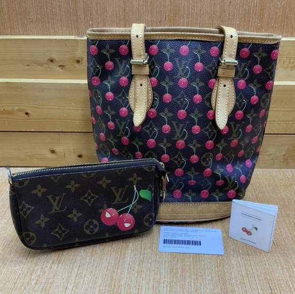 ❌NOT FOR SALE❌ Louis Vuitton x Takashi Murakami Monogram Cerises Cherry - Picture 1 of 14
